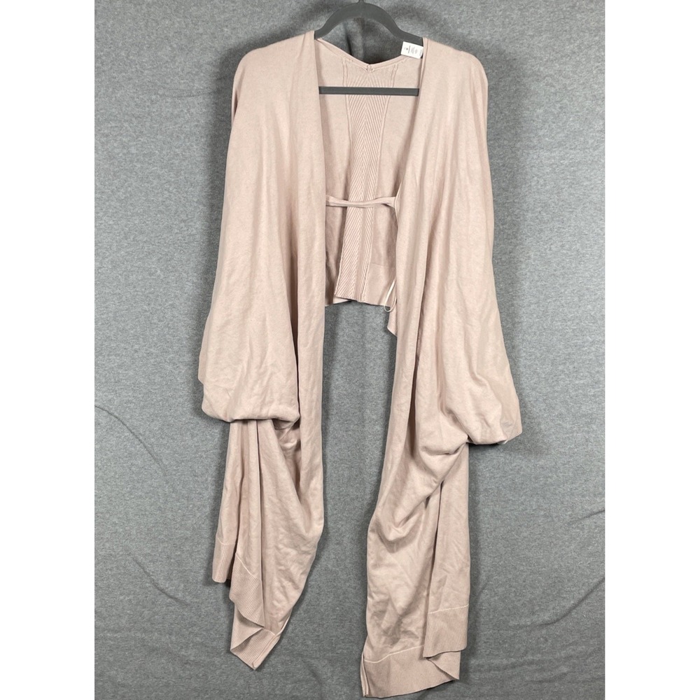 Lululemon Free to Coast Wrap Pink Bliss One Size Cotton Silk Cardigan Poncho